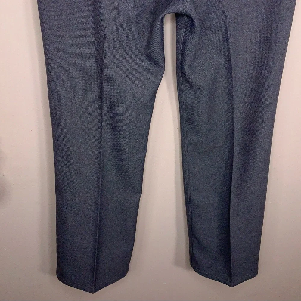 Vintage 36 Waist Levi’s Grey Pleated Trousers Mens Western Classic